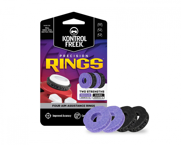 Precision Rings - (Musta/Purppura)