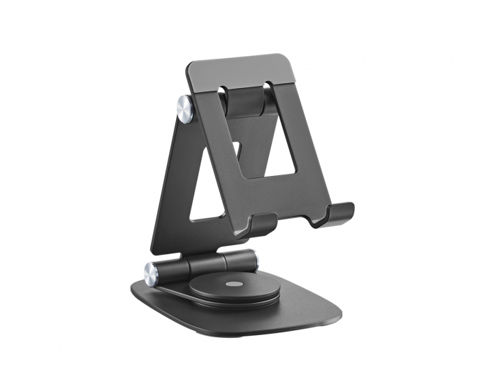 MaxMount Foldable Aluminum Table and Phone Stand - Musta kuuloketeline