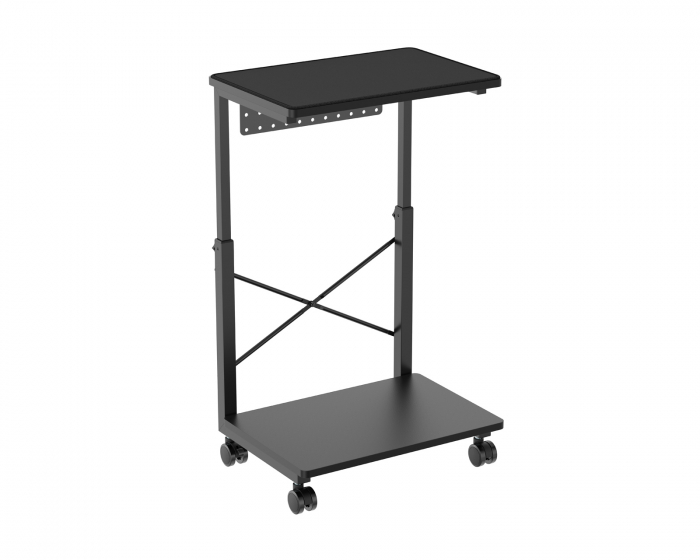 MaxMount Height Adjustable Rolling Desk - Black