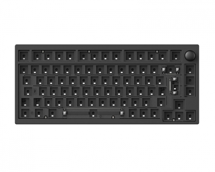 Lemokey P1 Pro QMK 75% RGB ISO Langaton Barebone - Carbon Black