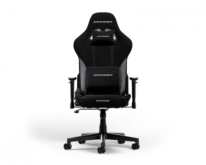 DXRacer PRINCE L Musta & Harmaa Kangas