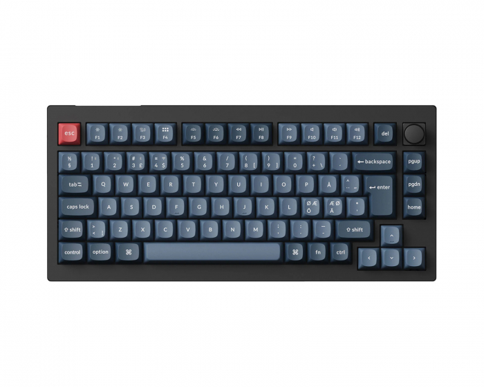 Keychron V1 Max 75% QMK/VIA RGB Hotswap Langaton Näppäimistö [Gateron Jupiter Banana] - ISO