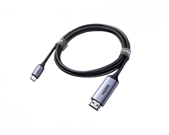 UGREEN USB-C to HDMI Alumiini Kaapeli 4K@60Hz - 1.5 m - Harmaa/Musta