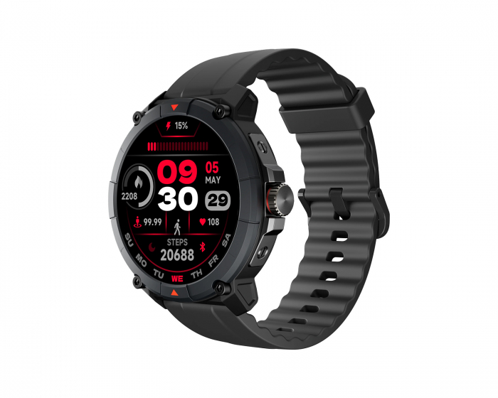 Udfine GS Smart Watch - Musta