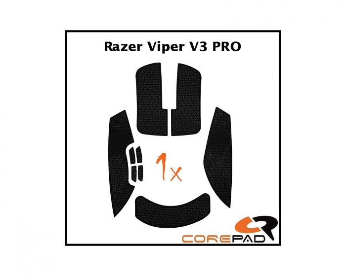Corepad Soft Grips Razer Viper V3 Pro - Musta