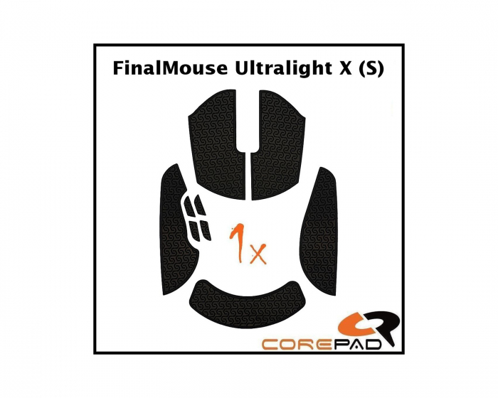 Corepad Soft Grips FinalMouse Ultralight X Small - Musta