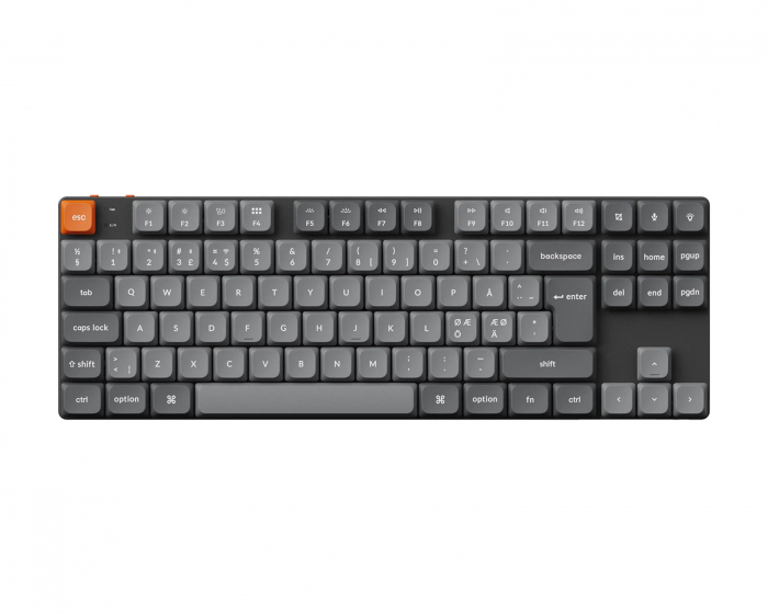 Keychron K1 Max TKL Low Profile Hotswap Langaton Näppäimistö [Gateron Brown] - ISO