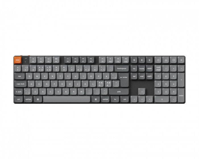 Keychron K5 Max Low Profile Hotswap Langaton Näppäimistö [Gateron Red] - ISO