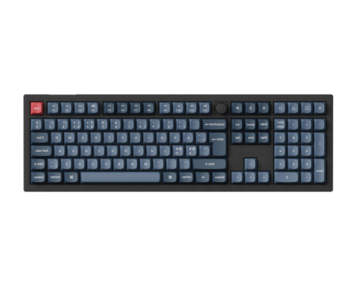 Keychron V6 Max QMK RGB Hotswap Langaton Näppäimistö [Gateron Jupiter Red] - ISO