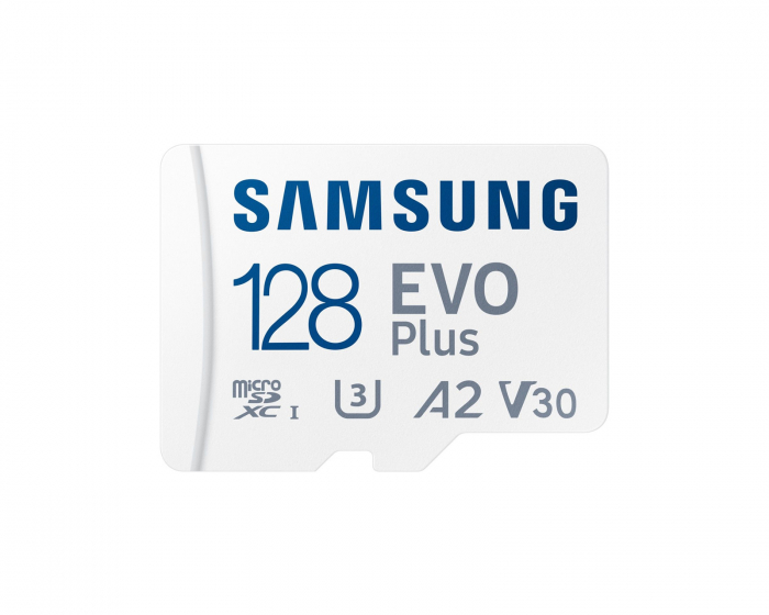 Samsung EVO Plus microSDXC UHS-I U3 128GB & SD adapter - Muistikortti