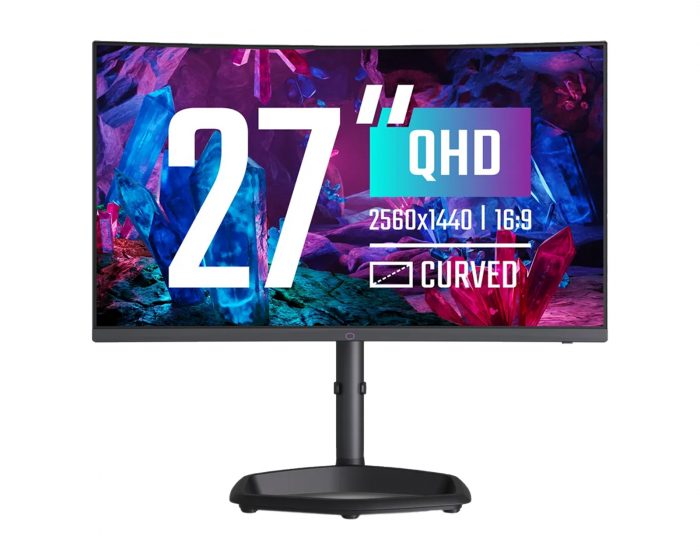 Cooler Master GM27QP 27” Curved QHD 240Hz VA Pelimonitori