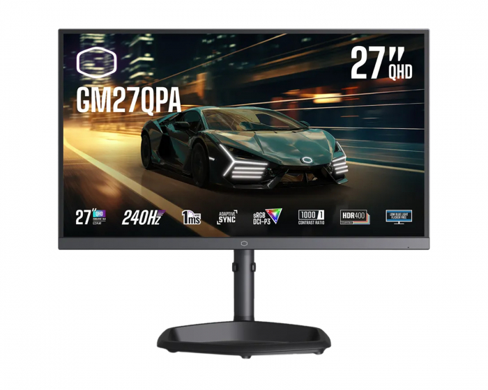 Cooler Master GM27QPA 27” QHD 240Hz IPS Pelimonitori