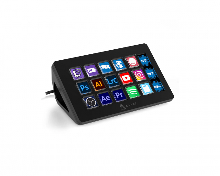 Ajazz AKP153 Stream Deck - Musta