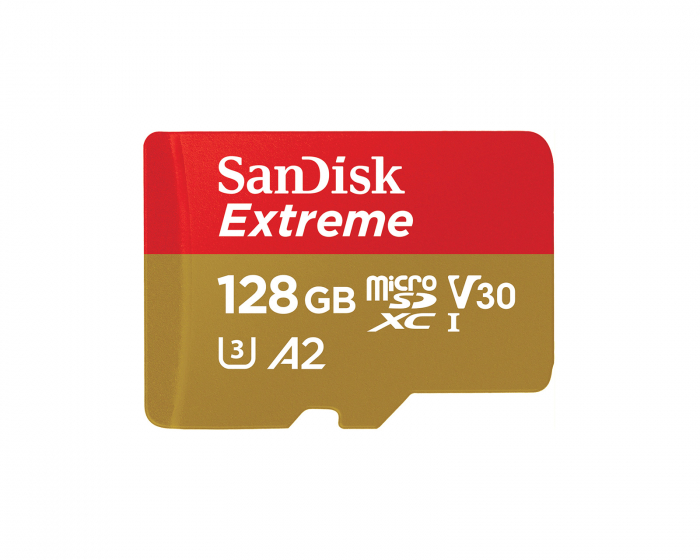 SanDisk Extreme microSDXC Muistikortti - 128GB