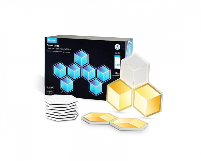 Govee Glide Hexagon Ultra Valopaneelit 7-pack