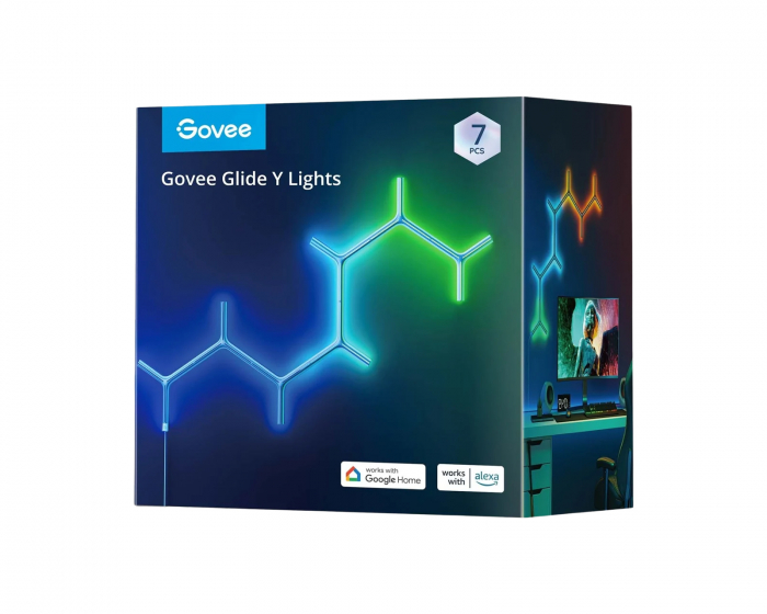 Govee Y-Shape Valopaneelit 7-pack