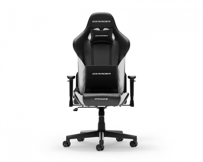 DXRacer PRINCE L Musta & Valkoinen PVC Nahka