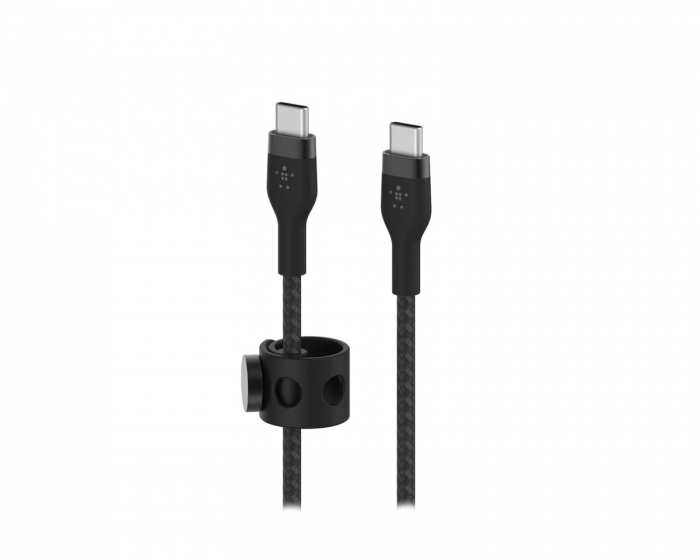 Belkin PRO Flex USB-C to USB-C Kaapeli - 2m - Musta