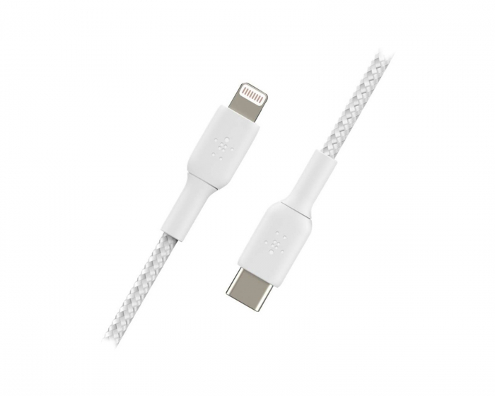 Belkin USB-C to Lightning Kaapeli - 2m - Valkoinen