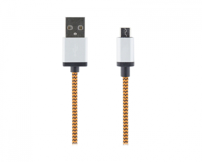 STREETZ USB-A to USB Micro-B - 1m - Oranssi