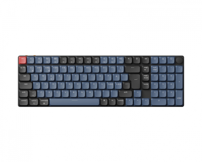 Keychron K17 Pro QMK/VIA RGB Hotswap Low Profile Näppäimistö [Blue]