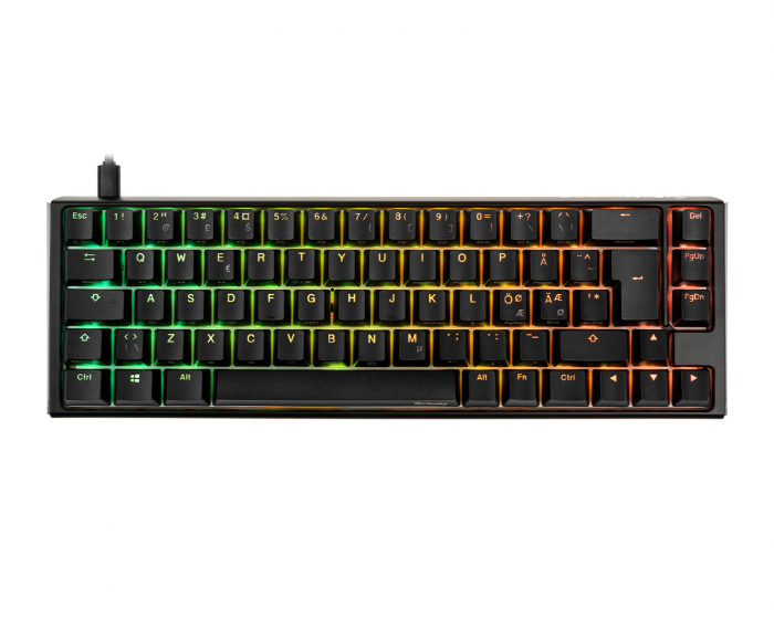 Ducky ONE 3 SF Classic RGB Näppäimistö [Baby Kangaroo] - Musta/Valkoinen