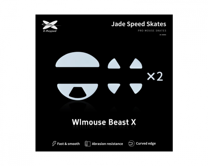 X-raypad Jade Mouse Skates WLmouse Beast X