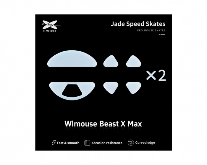 X-raypad Jade Mouse Skates WLmouse Beast X Max