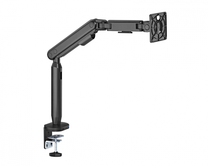 MaxMount Flexy Monitor Arm 11kg USB-Ports 17”-35” Musta - Pöytäjalka