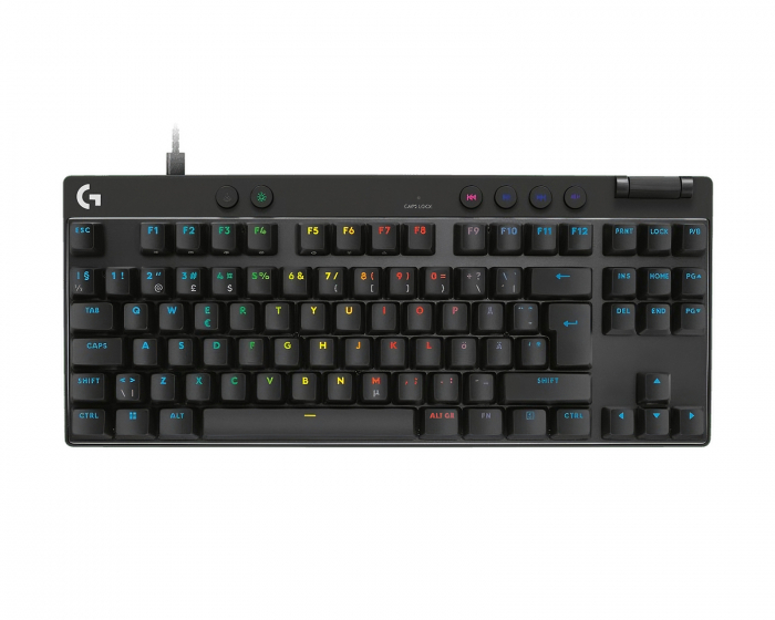 Logitech Pro X TKL Rapid Langallinen Pelinäppäimistö [Linear] - Musta