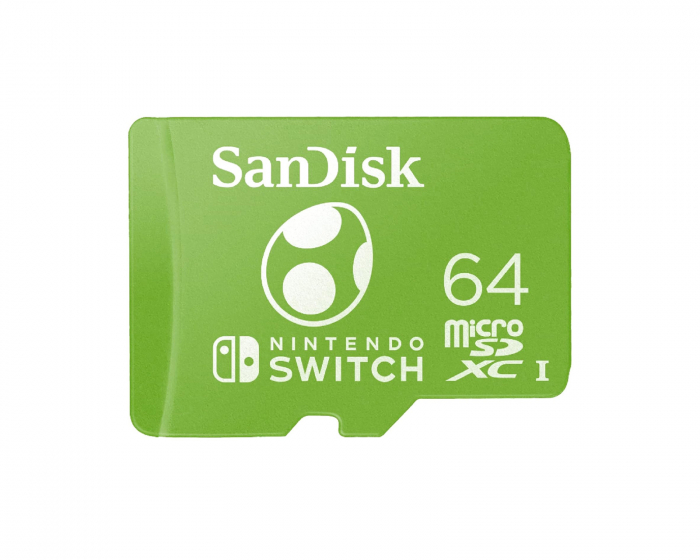 SanDisk microSDXC Muistikortti Nintendo Switch - 64GB - Yoshi Edition