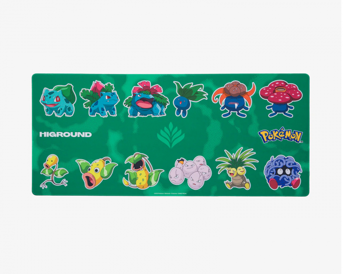 Higround Pokémon Gaming Hiirimatto - Grass Type - XL