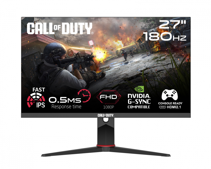 Twisted Minds Call of Duty 27” FHD, 180Hz, Fast IPS, 0.5ms, HDR Pelimonitori