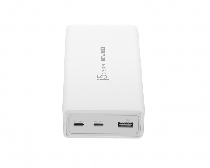 j5create GaN PD USB-C Laturi - 3-port - 185W