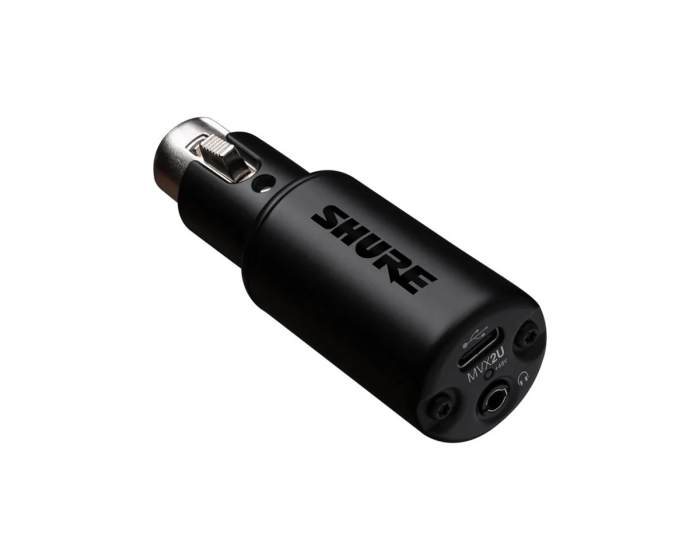 Shure MVX2U - Digital Audio Interface - XLR-USB Adapter