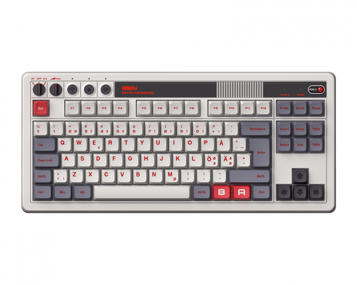 8Bitdo Retro Mechanical Keyboard - Langaton Näppäimistö ISO Nordic - N Edition