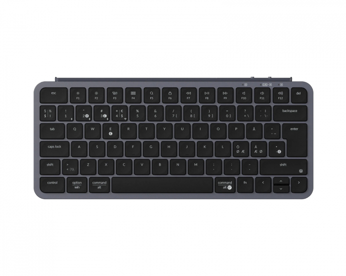 Keychron B1 Pro Ultra-Slim Langaton Näppäimistö - Space Gray - ISO