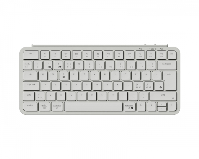 Keychron B1 Pro Ultra-Slim Langaton Näppäimistö - Ivory White - ISO