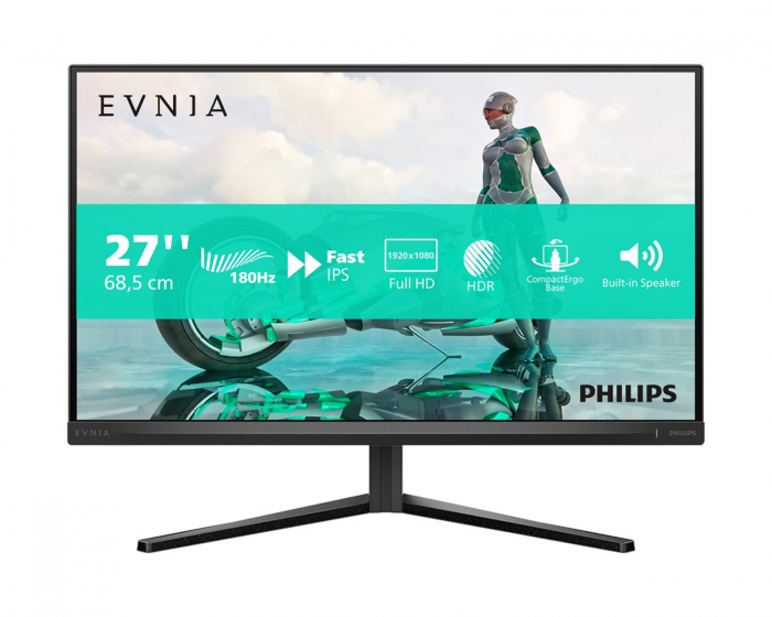 Philips Evnia 3000 27” Pelimonitori 180Hz 0,5ms FHD IPS