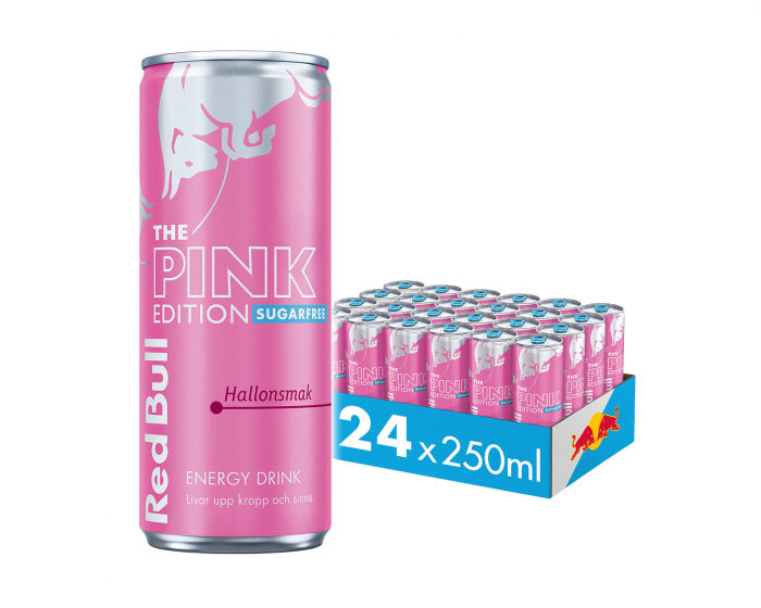 Red Bull Pink Edition Sugarfree 250ml (Forest Fruit) - 24-kpl