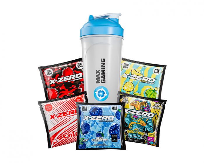 X-Gamer X-Zero 2nd Sample Pack + Shaker (10 Servings)