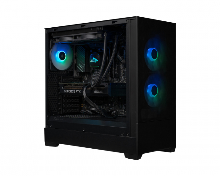 Shark Gaming Shark Esport R500 Gaming PC - Pelitietokone - RTX 4060 - Ryzen 5 5500