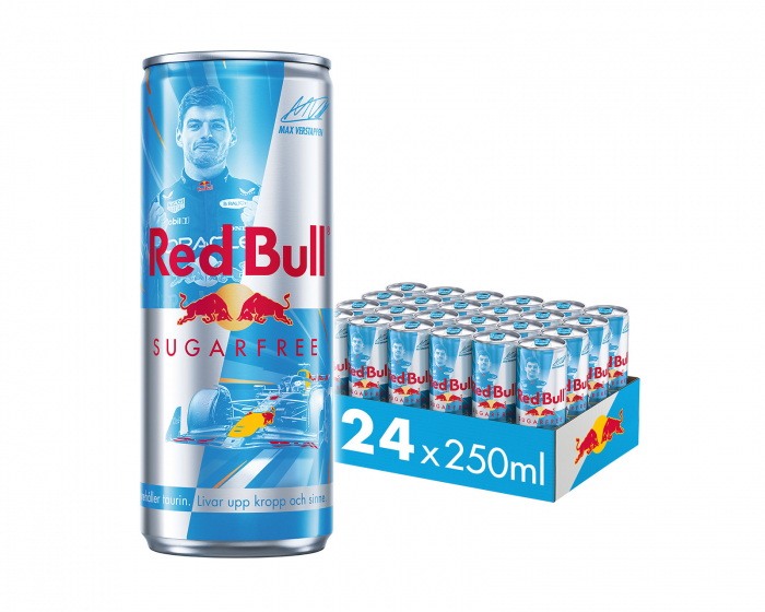 Red Bull Sugarfree Max Verstappen Edition 250ml - 24-kpl