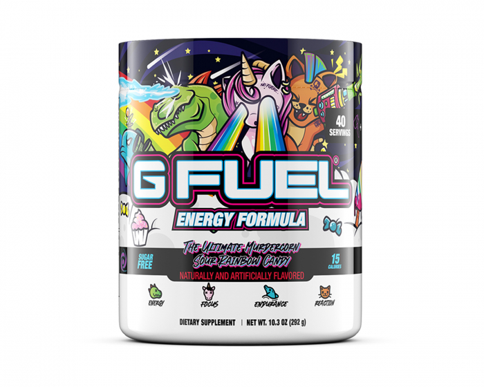 G FUEL Murdercorn Sour Rainbow Candy - 40 Annos