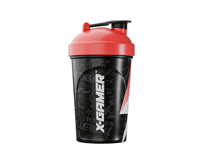 X-Gamer X-Zero Shaker 500ml - Musta & Punainen