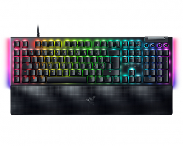 Razer BlackWidow V4 Mekaaninen Näppäimistö Chroma RGB [Razer Green] (DEMO)