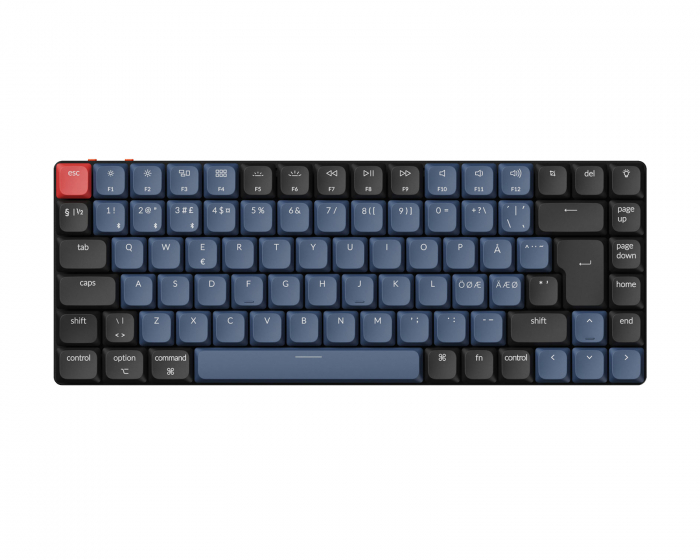 Keychron K3 Pro Low Profile Hotswap Langaton Pelinäppäimistö RGB Aluminium [Gateron Red] (DEMO)