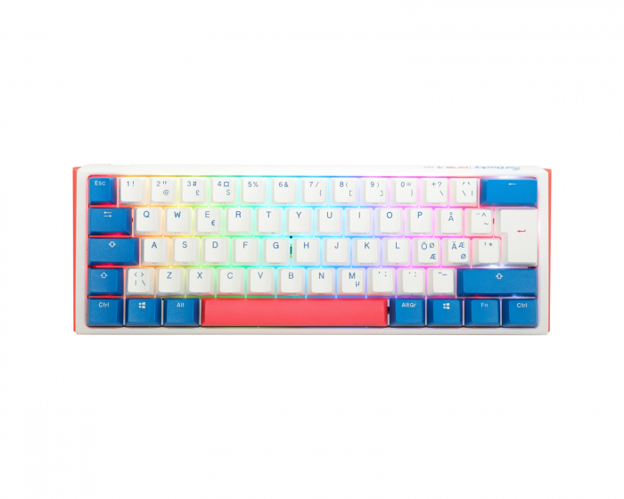 Ducky ONE 3 Mini Bon Voyage RGB Hotswap Pelinäppäimistö [MX Blue] (DEMO)