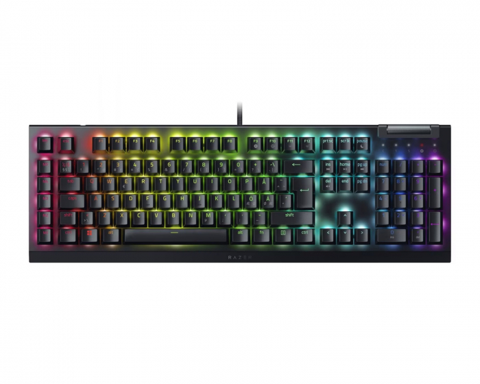 Razer BlackWidow V4 X Mekaaninen Näppäimistö Chroma RGB [Razer Green] (DEMO)