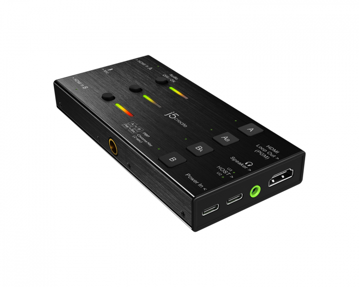 j5create Dual HDMI Video Capture, 2 HDMI–USB-C, Virransyöttö 60 W (DEMO)